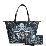"At The Mountains Of Madness" Leather Tote Bag Deal