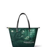 "Frankenstein" Mortuary Moss Leather Tote Bag