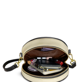 "Frankenstein" Old Parchment Circle Crossbody Bag
