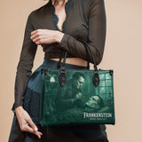 "Frankenstein" Mortuary Moss - Black Interior - Leather Handbag