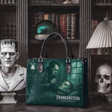 "Frankenstein" Mortuary Moss - Black Interior - Leather Handbag