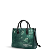 "Frankenstein" Mortuary Moss - Black Interior - Leather Handbag