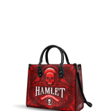 "Hamlet" The Red Room - Black Interior - Leather Handbag