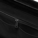 "Hamlet" The Red Room - Black Interior - Leather Handbag