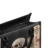 Lovecraftian Black - Black Interior - Leather Handbag