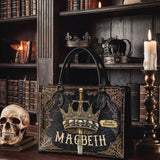 "Macbeth" - Black Interior - Leather Handbag