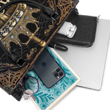 "Macbeth" - Black Interior - Leather Handbag