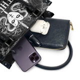 "Othello" - Black Interior - Small Leather Handbag