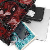 "Frankenstein" Heart Surge - Black Interior - Leather Handbag