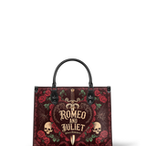 "Romeo And Juliet" Poison Rose - Black Interior - Leather Handbag