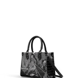 "The Cask Of Amontillado" - Black Interior - Small Leather Handbag
