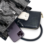 "The Cask Of Amontillado" - Black Interior - Small Leather Handbag