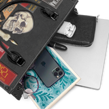 "The Codex of Gothic Tales" Deadlight Black Leather Handbag Deal