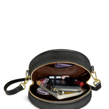 "The Codex of Gothic Tales" Deadlight Black Circle Crossbody Bag