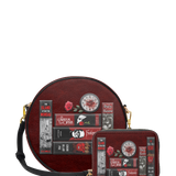 "The Crimson Codex" Circle Crossbody Bag Deal