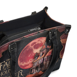 "The Fall Of The House Of Usher" - Black Interior - Small Leather Handbag