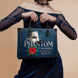 "The Phantom Of The Opera" - Black Interior - Leather Handbag