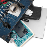 "The Phantom Of The Opera" - Black Interior - Leather Handbag