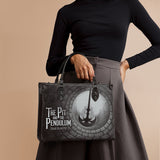 "The Pit And The Pendulum" - Black Interior - Leather Handbag