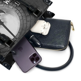 "The Pit And The Pendulum" - Black Interior - Small Leather Handbag