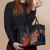 "The Tell-Tale Heart" - Black Interior - Leather Handbag