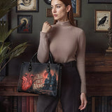 "The Tell-Tale Heart" - Black Interior - Leather Handbag