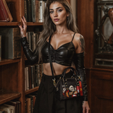 "The Codex of Gothic Tales" Deadlight Black Mini Satchel