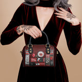 "The Crimson Codex" Mini Satchel