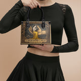 "A Dream Within A Dream" - Black Interior - Small Leather Handbag