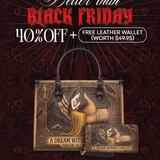"A Dream Within A Dream" Leather Handbag Deal