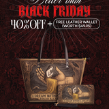 "A Dream Within A Dream" Leather Tote Bag Deal