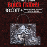 "At The Mountains Of Madness" Leather Handbag Deal