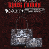 "At The Mountains Of Madness" Small Leather Handbag Deal
