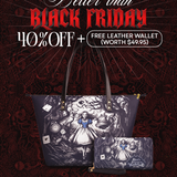 "Down the Rabbit Hole" Leather Tote Bag Deal