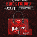 "Hamlet" The Red Room Leather Handbag Deal