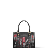 "The Fearless Collection" Small Leather Handbag