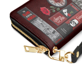 "The Crimson Codex" Wallet