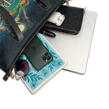 "Neverland Sky" Leather Tote Bag