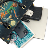 "Neverland Sky" Leather Handbag