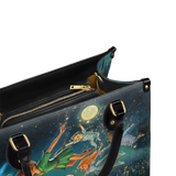 "Neverland Sky" Leather Handbag
