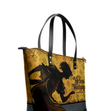 "The Yellow Wallpaper" Leather Tote Bag
