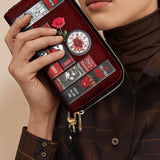 "The Crimson Codex" Wallet