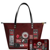 "The Crimson Codex" Leather Tote Bag Deal