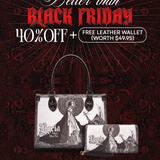 "Ligeia" Small Leather Handbag Deal