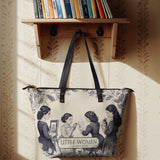 "Little Women" Leather Tote Bag