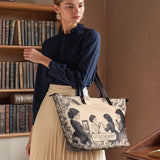 "Little Women" Leather Tote Bag
