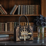 "Macbeth" - Black Interior - Small Leather Handbag