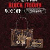 "Macbeth" Small Leather Handbag Deal