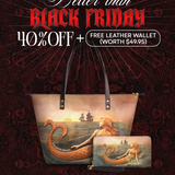 "Mermaid’s Sacrifice" Leather Tote Bag Deal