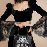 "Othello" - Black Interior - Small Leather Handbag